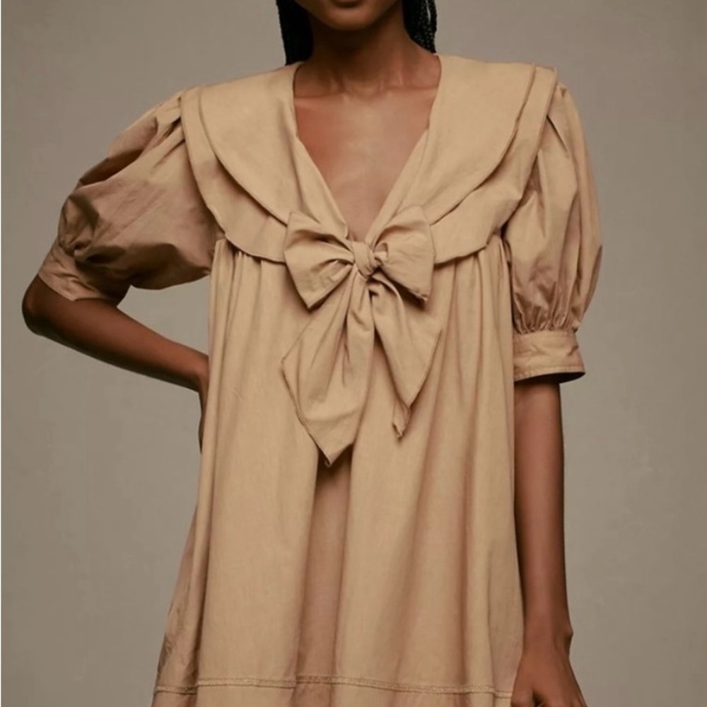 Anthropologie Dress with Bow Detail